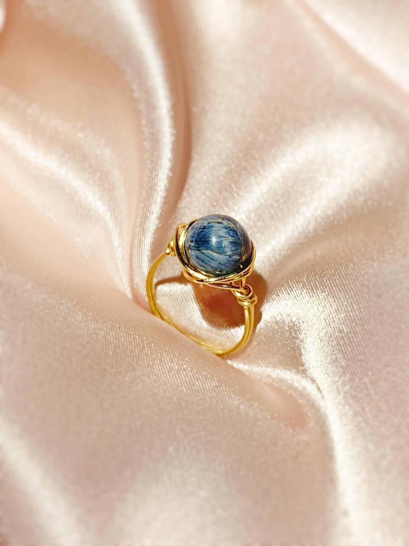 Planet Earth Ring - 14KGF-Jewelry-QuazarJewelry